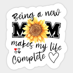 Being a new mom, expecting mother gift, Happy first Mothers Day Sticker